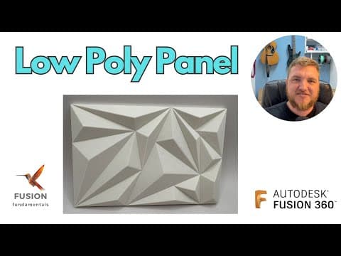 Low Poly Panel Design