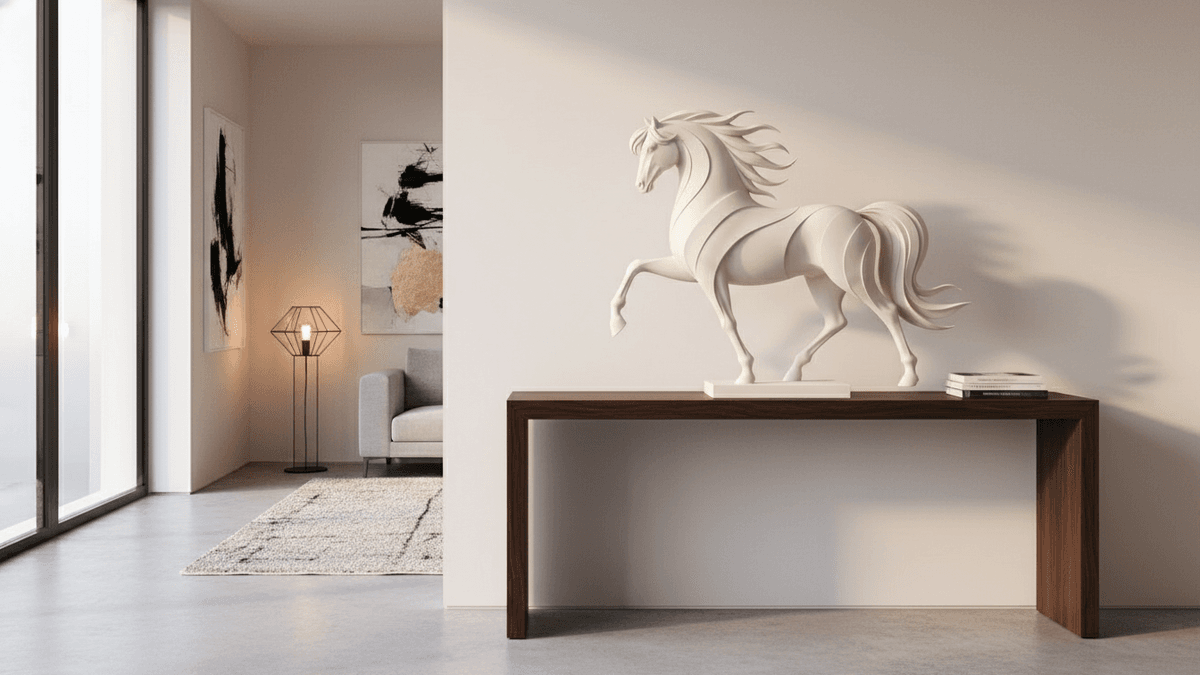 3D Printable Horse Sculpture