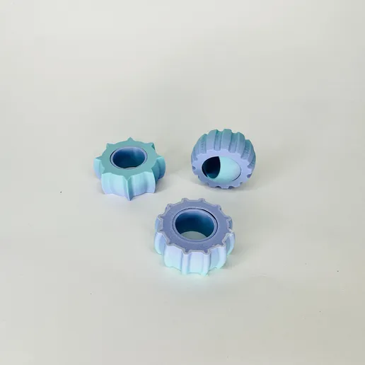 Textured Fidget Ring โ Rotating Sensory Design