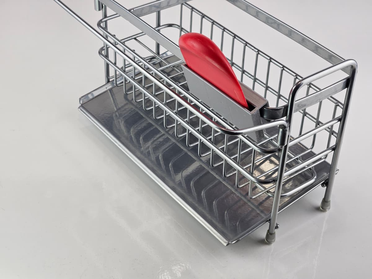 Dish Scraper Holder Compatible with Kitchen Caddy Organizers