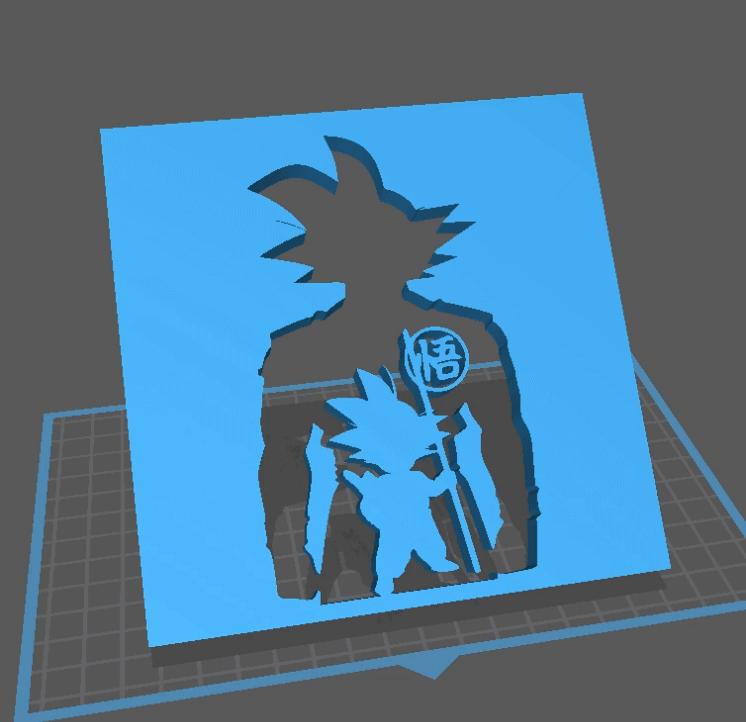 Publicité San Goku - Dragon Ball Wall Art