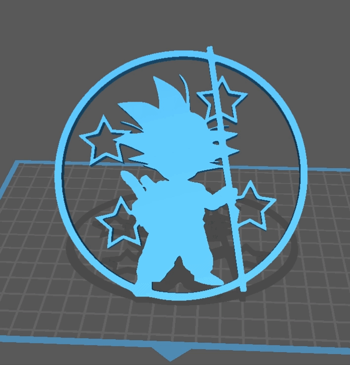 San Goku Kid - Dragon Ball Wall Art