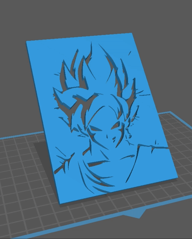 San Goku Saiyan - Dragon Ball Wall Art