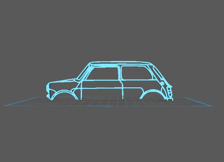 Mini Cooper vintage - Wall Art