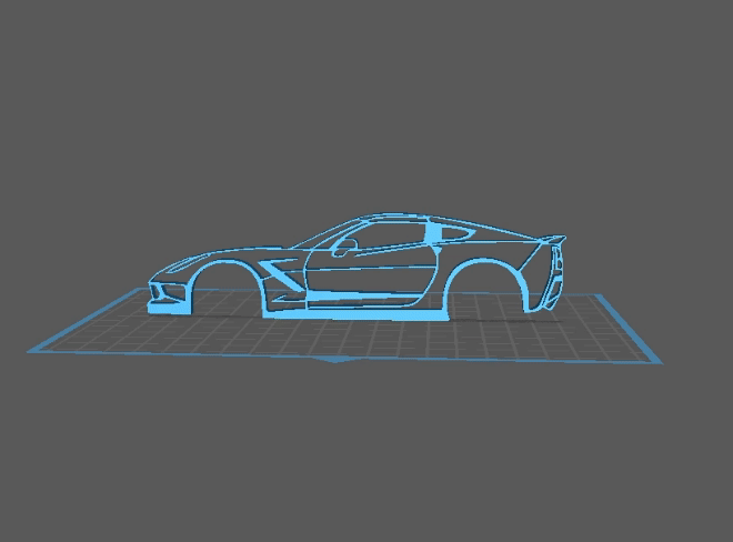 Chevrolet - Corvette C7 Wall Art
