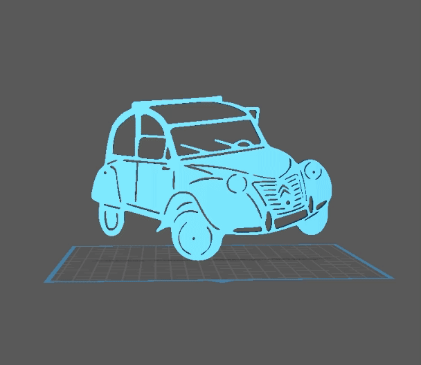 Citroën - 2 CV Wall Art