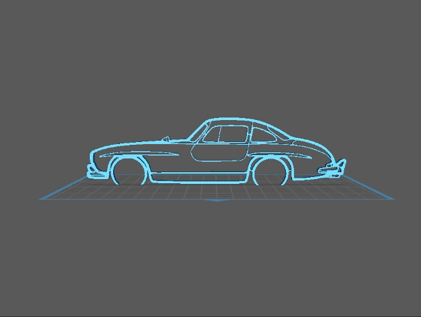 Mercedes - 300 SL Wall Art