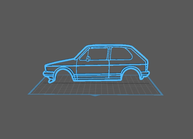 Volkswagen - Golf MK1 Wall Art