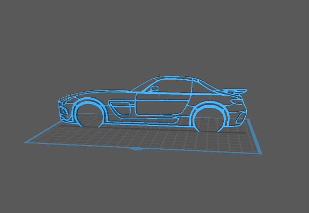 Mercedes - SLS Wall Art