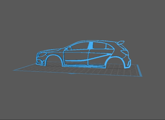 Mercedes - A45 AMG Wall Art
