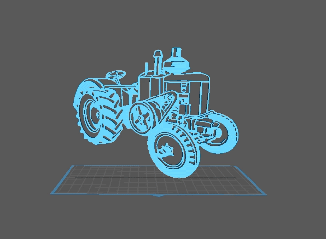 Tractor - Vierzon Wall Art