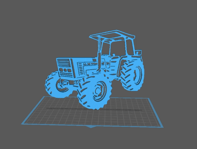 Tractor - Fiat 65-66 Wall Art