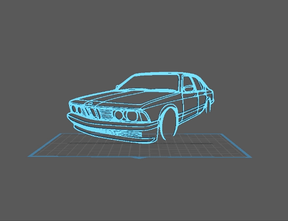 BMW - E23 Wall Art