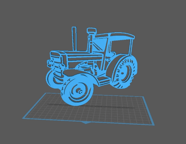 Tractor - Honomag Wall Art