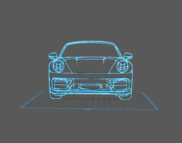 Porsche - 911 modele 992 Wall Art