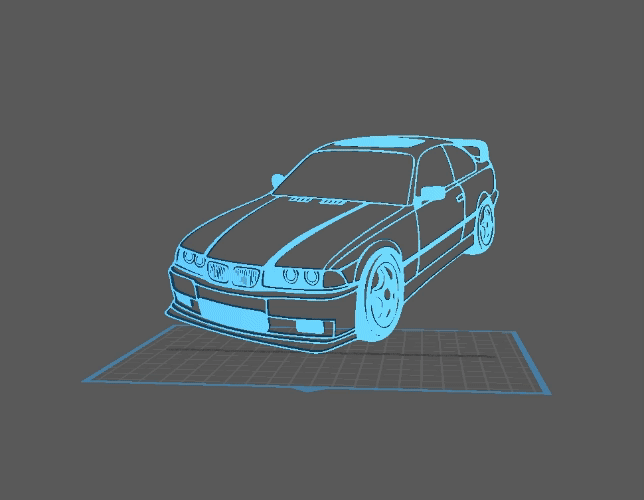 BMW - M3 E36 Wall Art