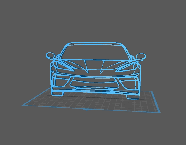 Chevrolet - Corvette C8 Wall Art