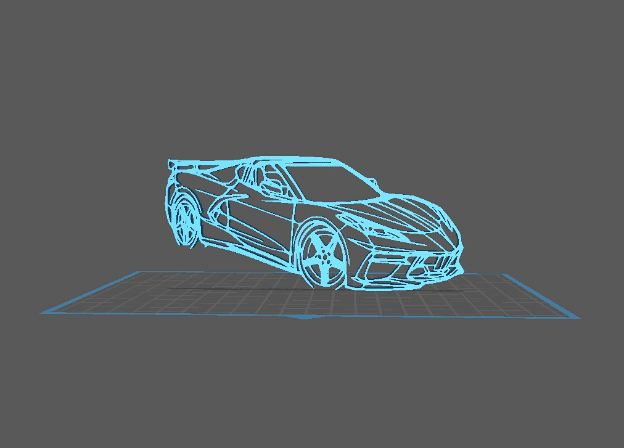 Chevrolet - Corvette C8 Wall Art