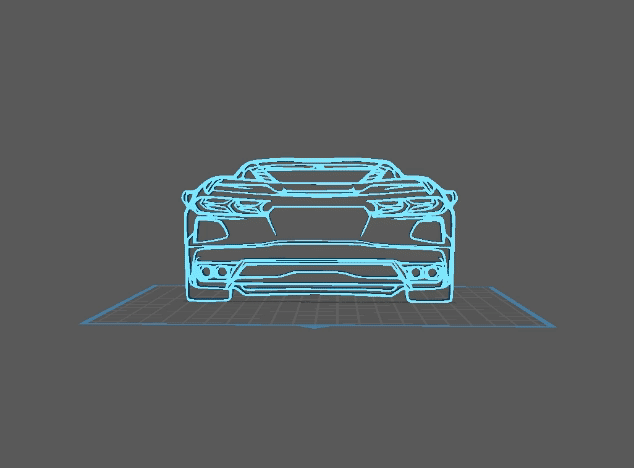 Chevrolet - Corvette C8 Wall Art