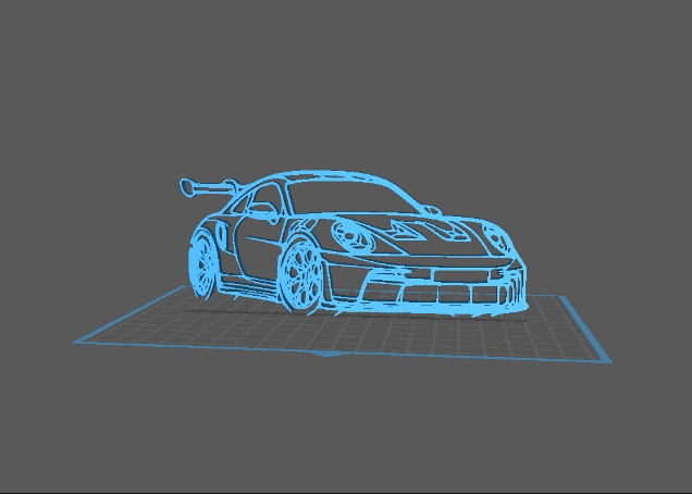 Porsche - 992 GT3 RS Wall Art