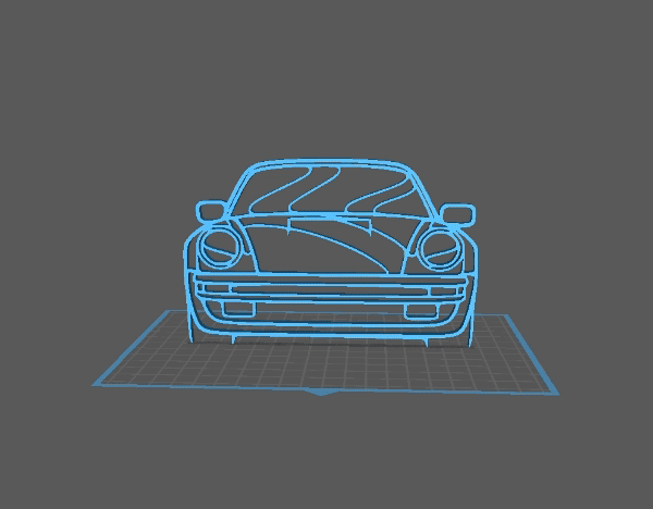 Porsche - 911 Turbo modele 930 Wall Art