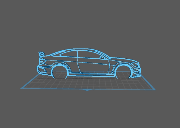 Mercedes - C63 AMG Black Series Wall Art