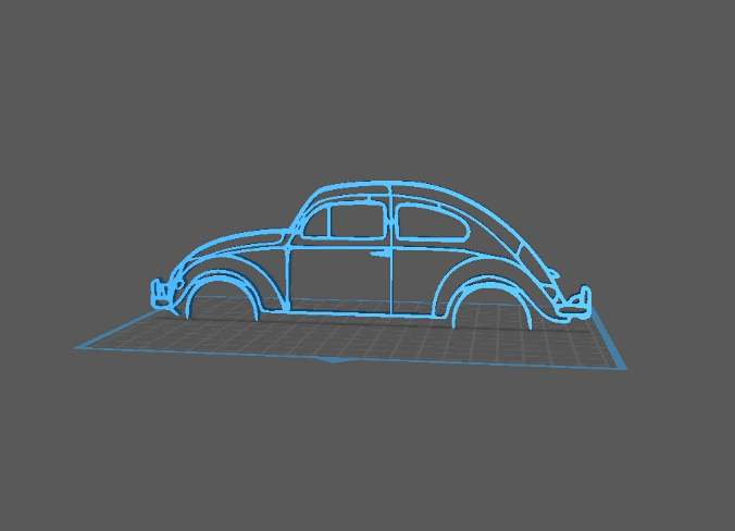 Volkswagen - Beetle Herbie Wall Art