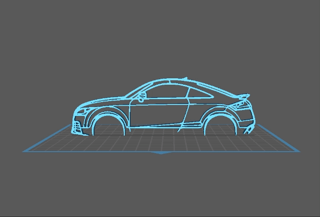 Audi - TT RS Wall Art