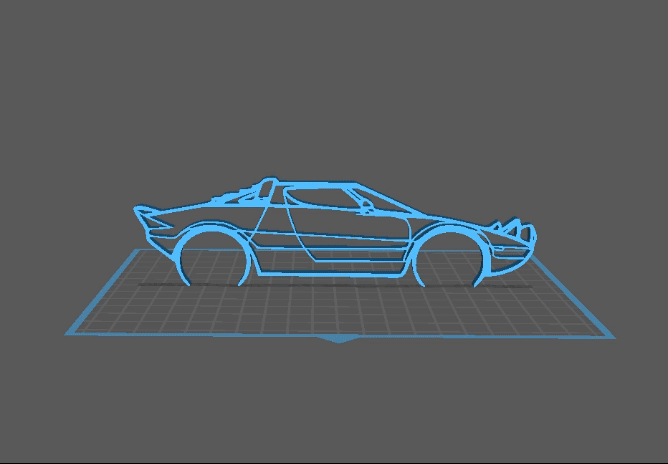 Lancia - Stratos Wall Art