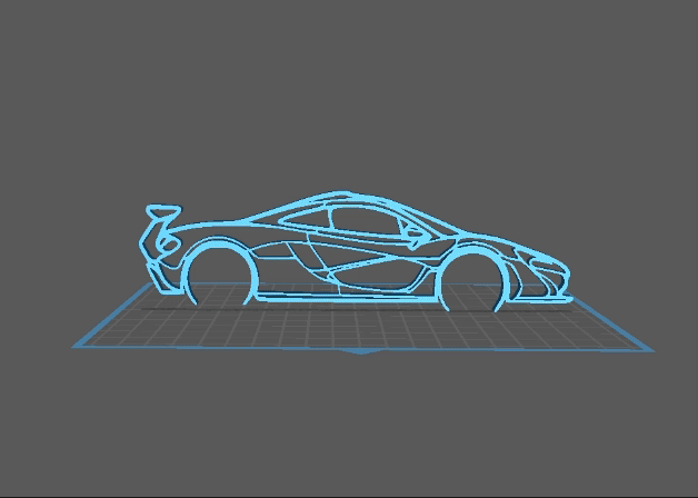 McLaren - P1 Wall Art