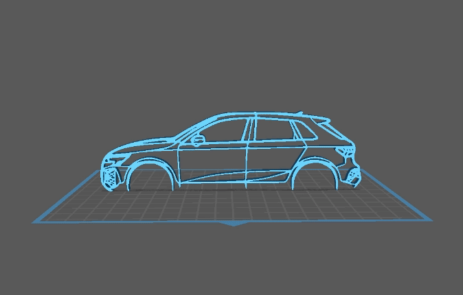 Audi - RS3 Sportback Wall Art