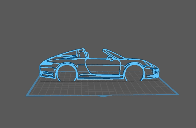 Porsche - 991 Targa Wall Art