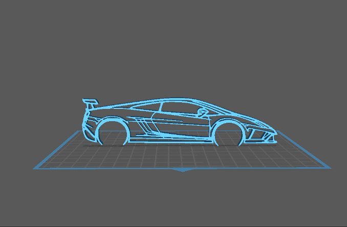 Lamborghini - Gallardo Squadra Corse Wall Art