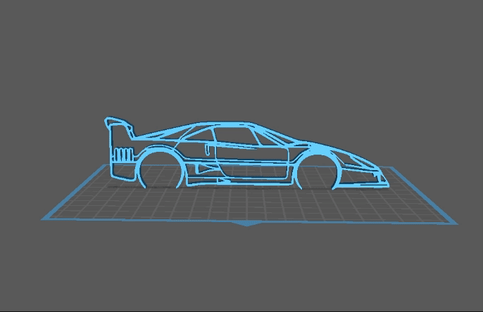 Ferrari - F40 L Wall Art
