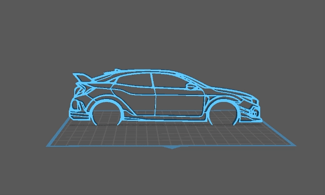 Honda - Civic FK8 Type R Wall Art
