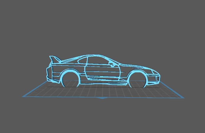 Toyota - Supra MK4 Wall Art
