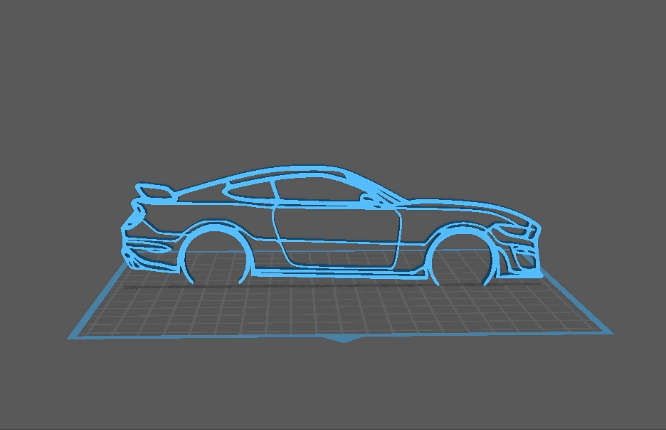 Ford - Mustang GT 500 Wall Art