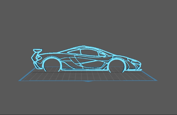 McLaren - P1 GTR Wall Art
