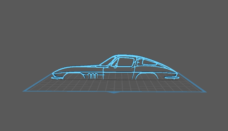 Chevrolet - Corvette Stringray Wall Art