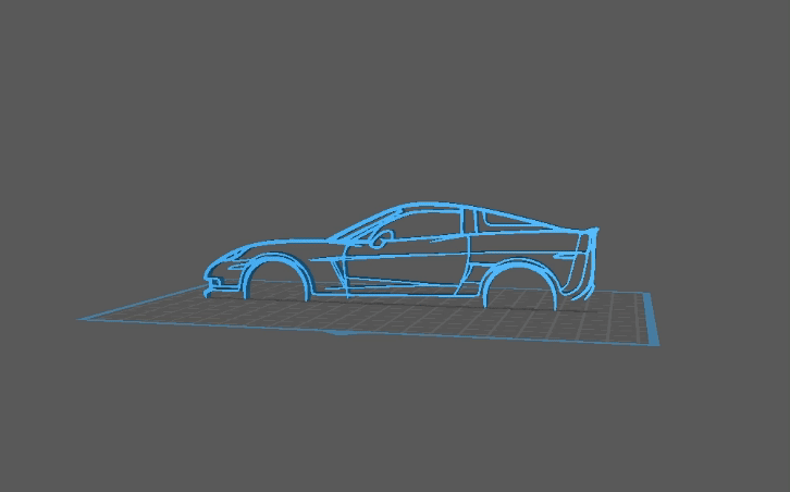 Chevrolet - Corvette C6 Z06 Wall Art