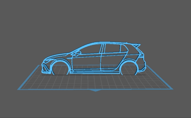 Volkswagen - Golf 8 Wall Art