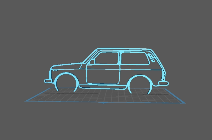 Lada - Niva Wall Art