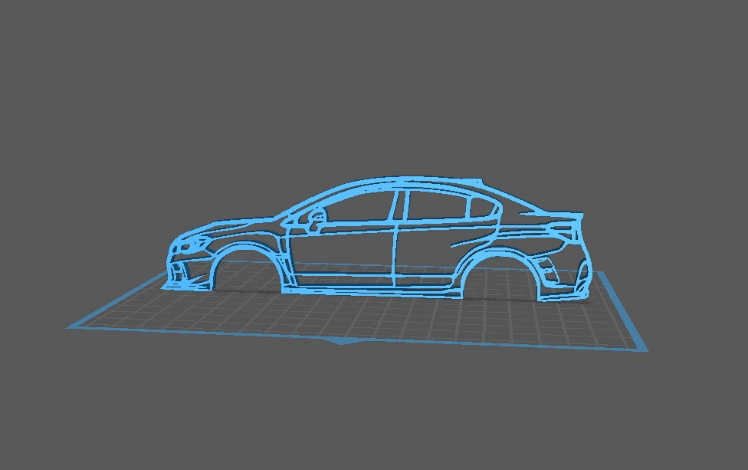 Subaru - Impreza WRX VA Facelift Wall Art