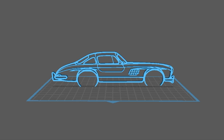 Mercedes - 300 Sl Wall Art