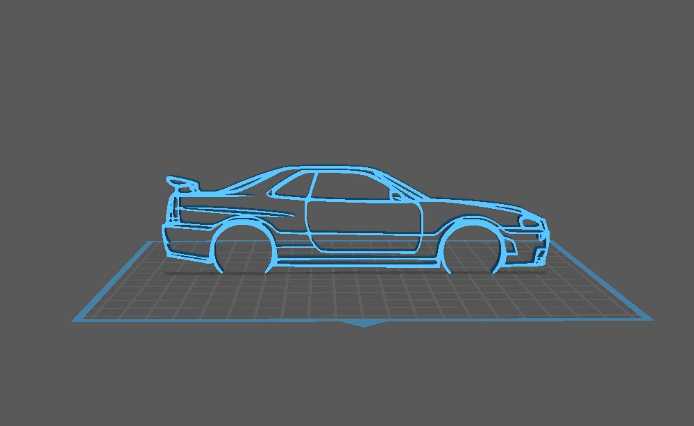 Nissan - R34 GTR Nismo Wall Art