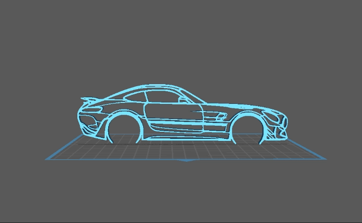 Mercedes - AMG GTR Wall Art