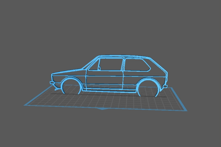 Volkswagen - Golf 1 Wall Art