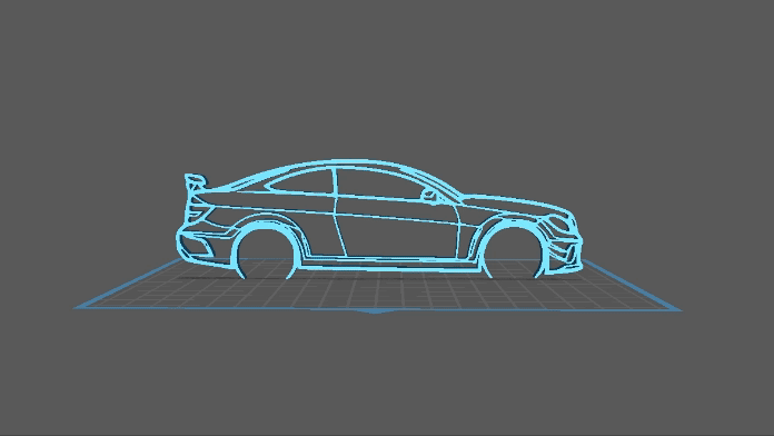 Mercedes - C3 AMG Wall Art