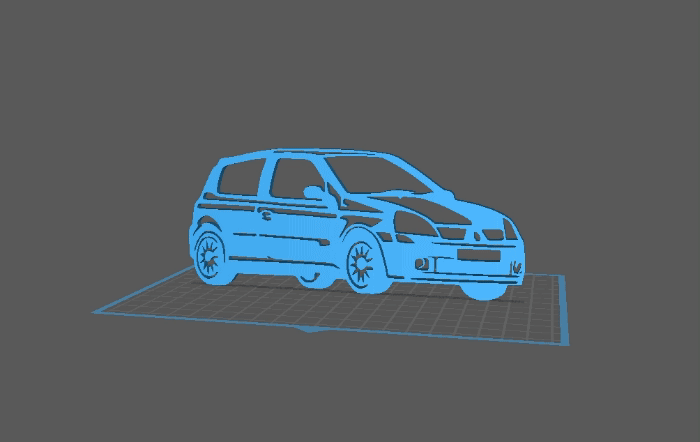 Renault - Clio 2 RS Phase 2 Wall Art