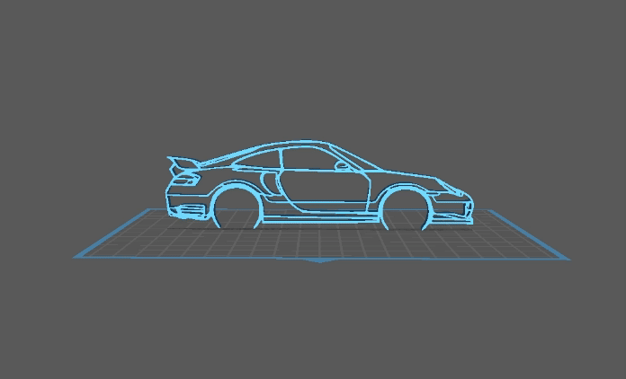 Porsche - 996 GT2 Wall Art